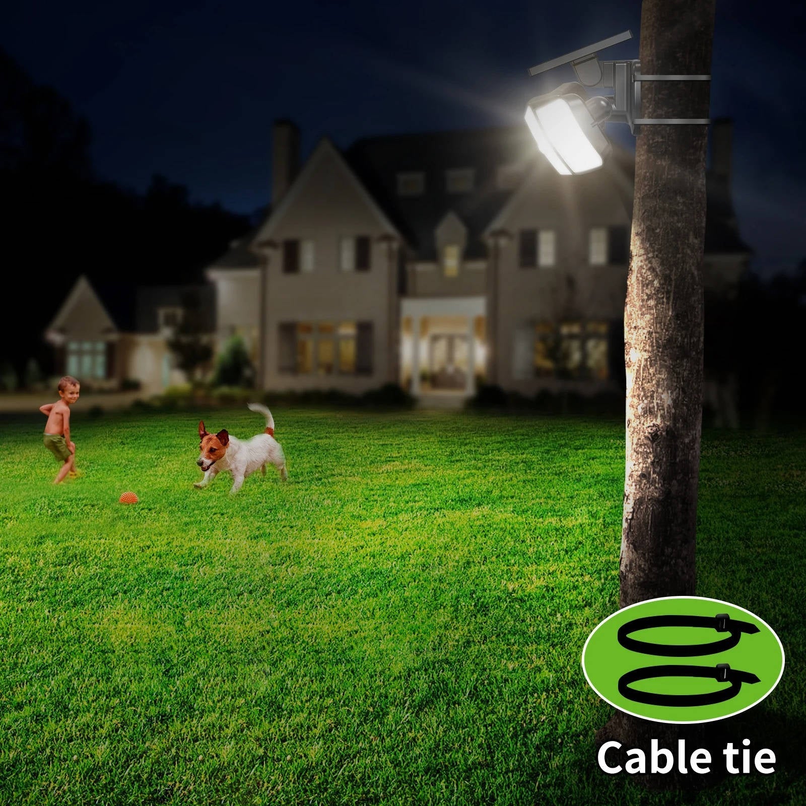 Solar Flood Light Motion Sensor