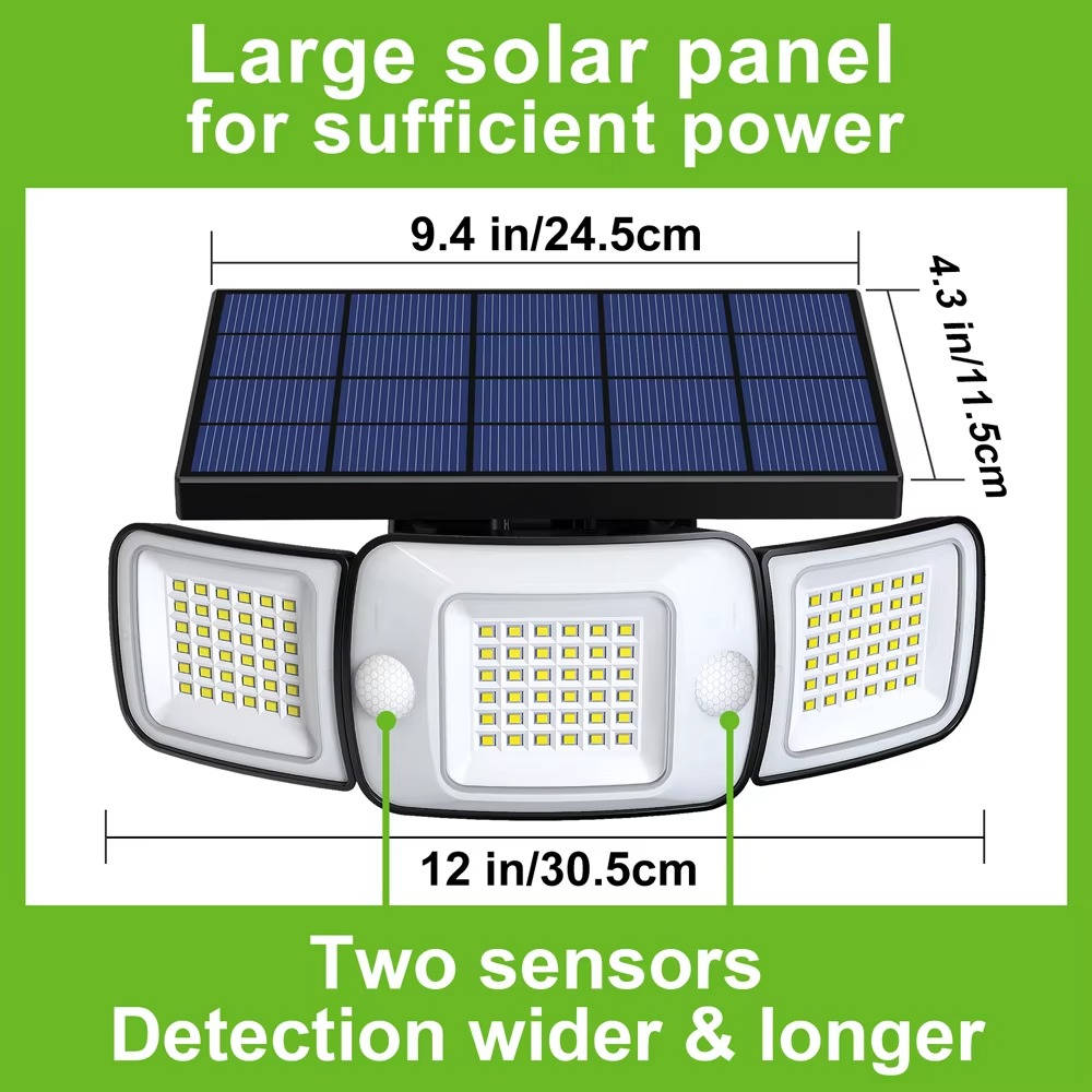 Solar Flood Light Motion Sensor