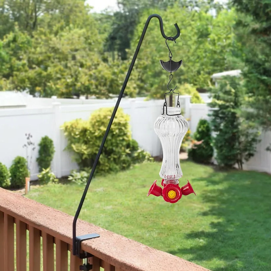 Glass Hummingbird Feeder Ant Moat