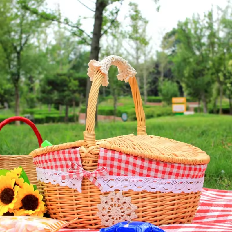 Wicker Picnic Basket